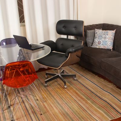 Cadeira, Poltrona Charles Eames Office Presidente com Regulagem de Altura