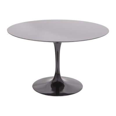 Mesa Saarinen Tulipa Jantar Redonda 124cm Preto Sao Gabriel