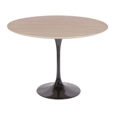 Mesa Saarinen Tulipa Jantar Redonda 137cm Tampo Madeira