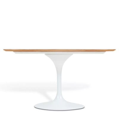 Mesa Saarinen Tulipa Jantar Oval (90X160x73cm) Tampo Madeira Freij