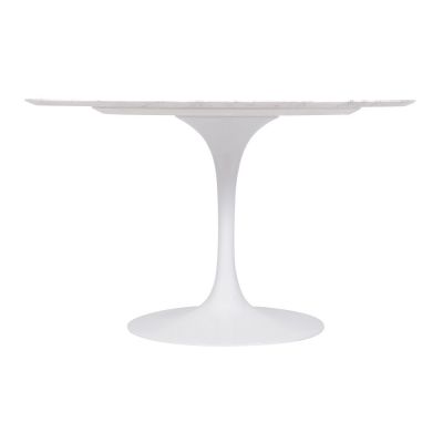 Mesa Saarinen Tulipa Jantar Redonda 90cm Carrara Venatino