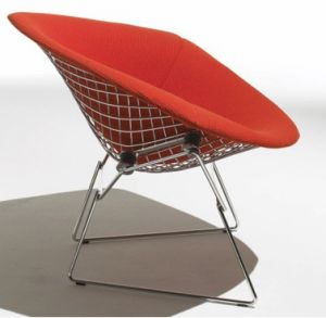 Bertoia Diamante Capa (Ao-Cromado)