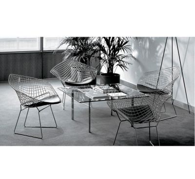 Poltrona Bertoia Diamante (Ao Cromado)