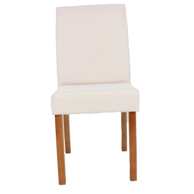 Cadeira premium Telma Linho Bege decorativa luxo premium