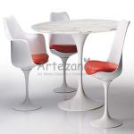 Mesa Saarinen Tulipa Jantar Redonda 107cm Espirito Santo