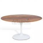 Mesa Saarinen Tulipa Jantar Oval (90X160x73cm) Tampo Madeira Freij