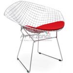 Poltrona Bertoia Diamante (Ao Cromado)