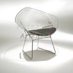 Poltrona Bertoia Diamante (Ao Cromado)