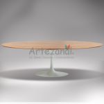 Mesa Saarinen Tulipa Jantar Oval (122X235x73cm) Mrmores e Madeira