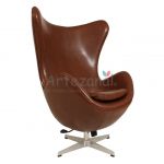 Poltrona Egg Decorativa Arne Jacobsen Varias Cores e Revestimentos