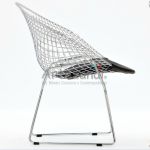 Poltrona Bertoia Diamante (Ao Cromado)